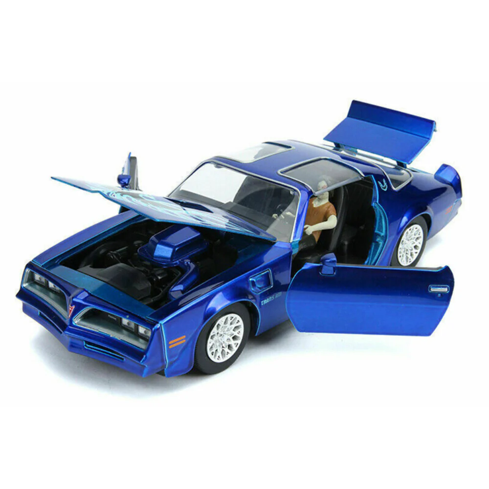 Hollywood Rides Pennywise and Henry Bower's 1977 Pontiac Firebird with Figures 1:24 Scale Diecast Model Blue by Jada 31118 - Image 3