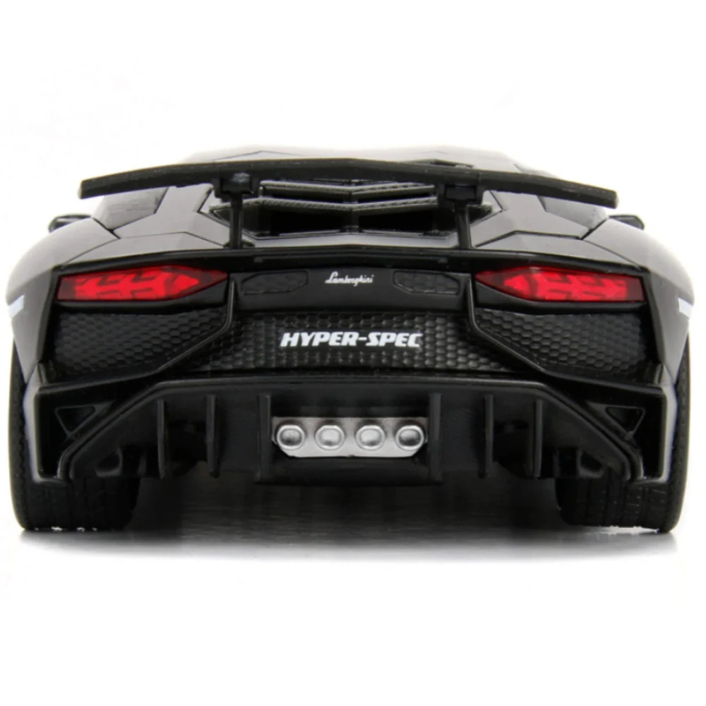 2017 Lamborghini Aventador SV LP750-4 1:24 Scale Model Black by Jada 99324 - Image 3