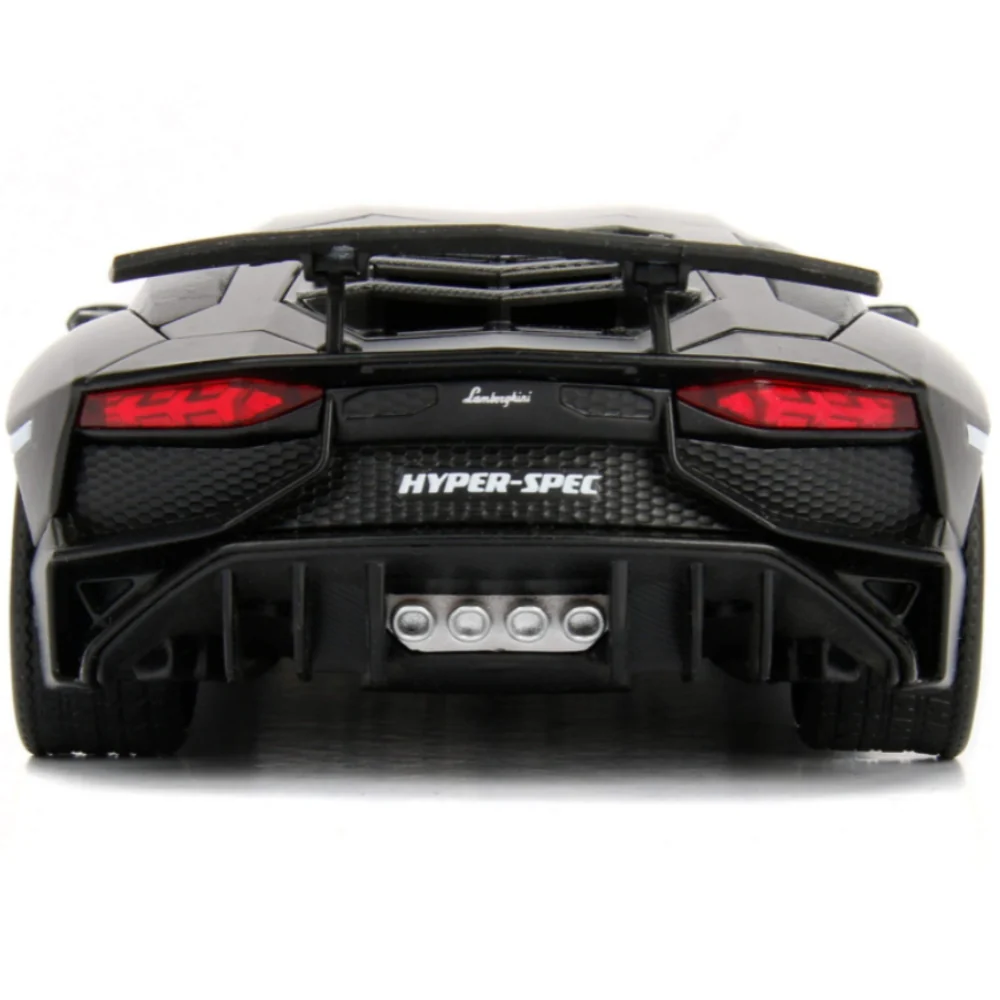 2017 Lamborghini Aventador SV 1:24 Black by Jada (No Window Box) - Image 3