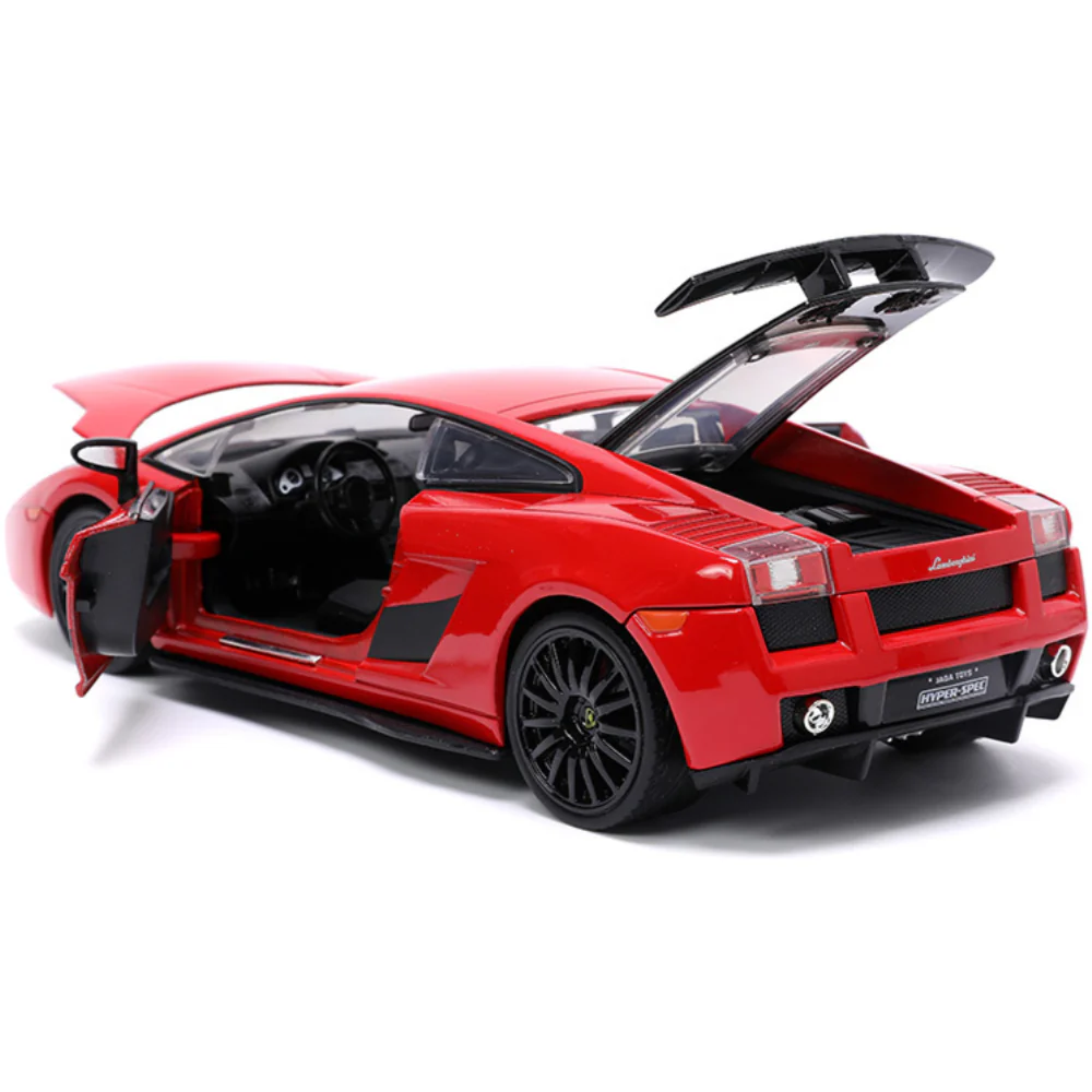 Hyper Spec Lamborghini Gallardo Superleggera 1:24 Scale Diecast Model Red by Jada 32945 - Image 4
