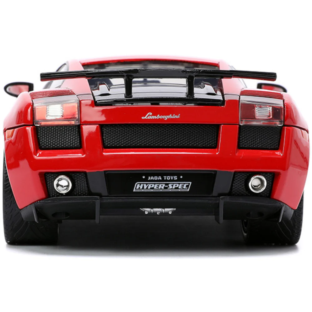 Hyper Spec Lamborghini Gallardo Superleggera 1:24 Scale Diecast Model Red by Jada 32945 - Image 5