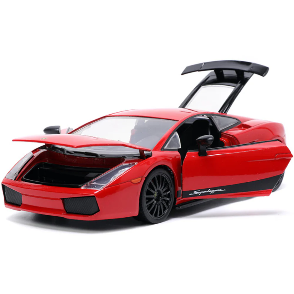 Hyper Spec Lamborghini Gallardo Superleggera 1:24 Scale Diecast Model Red by Jada 32945 - Image 6