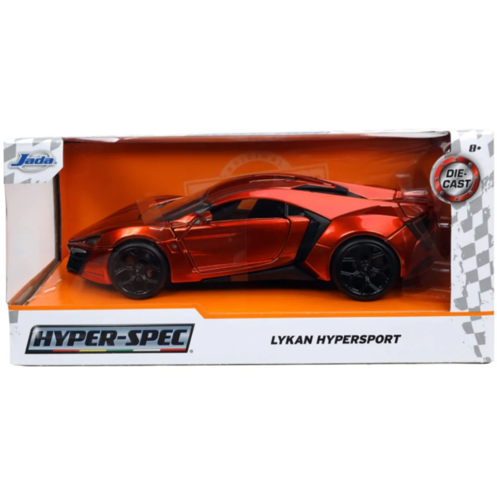 Hyper Spec 2017 Lykan Hypersport 1:24 Scale Diecast Model Copper by Jada 32278 - Image 5