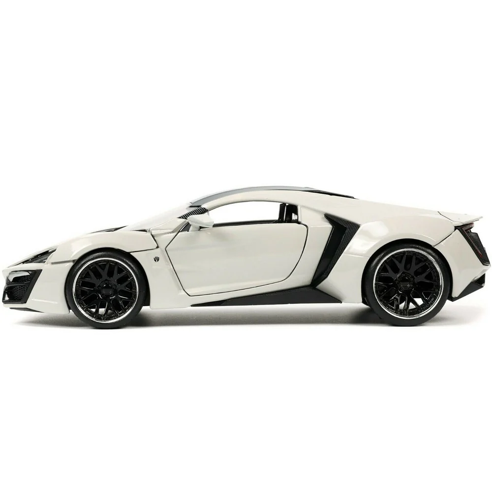 Hyper Spec 2017 Lykan Hypersport 1:24 Scale Diecast Model White / Black by Jada 32947 - Image 3