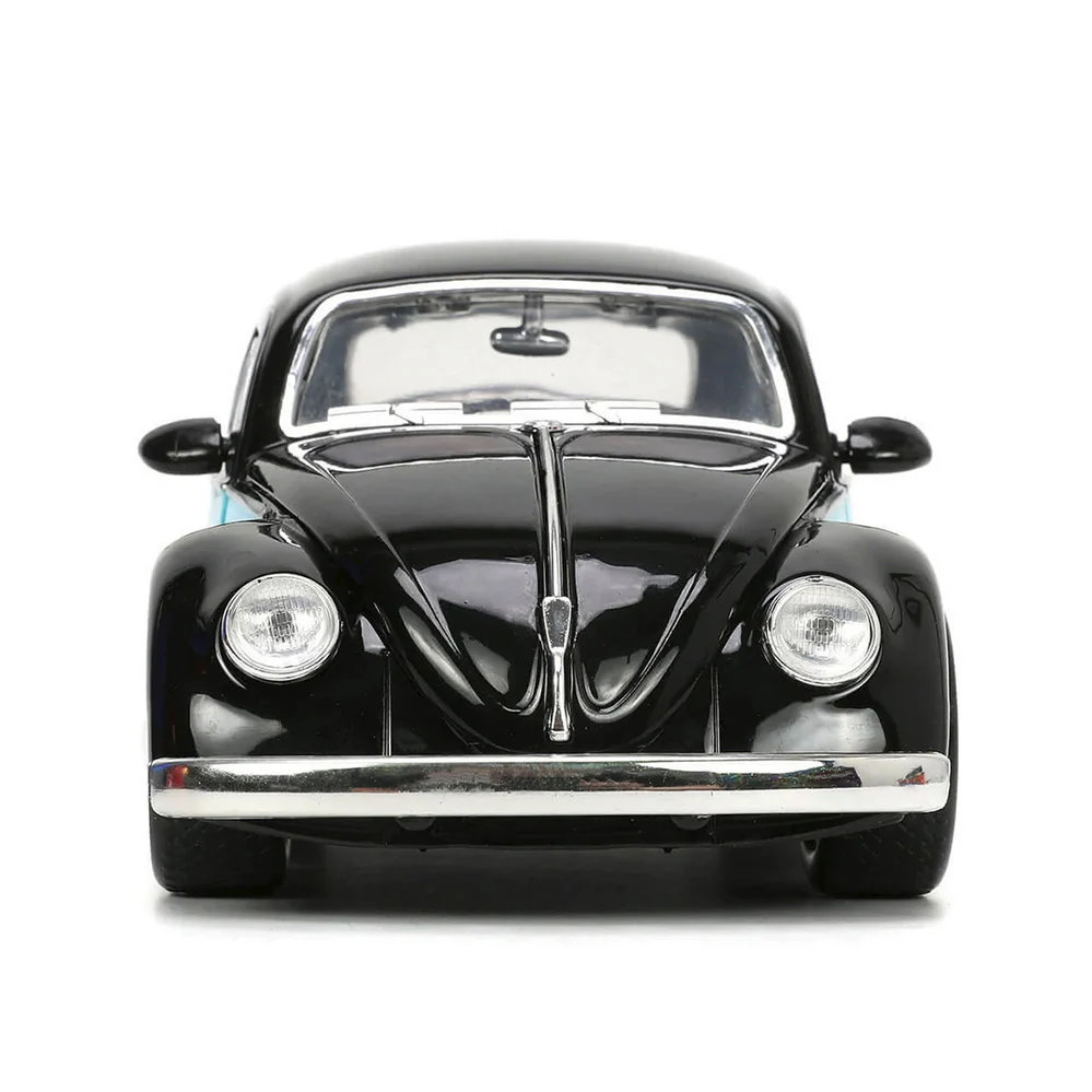 I Love The 50's 1959 Volkswagen Beetle 1:24 Scale Diecast Model Black by Jada 31382 - Image 2