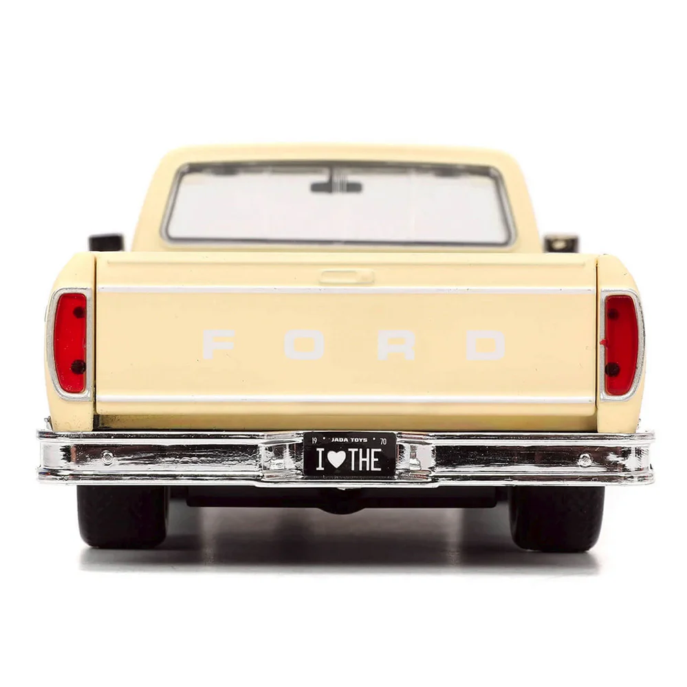 I Love The 70's 1979 Ford F-150 1:24 Scale Diecast Model Beige with Decals by Jada 31609 - Image 3