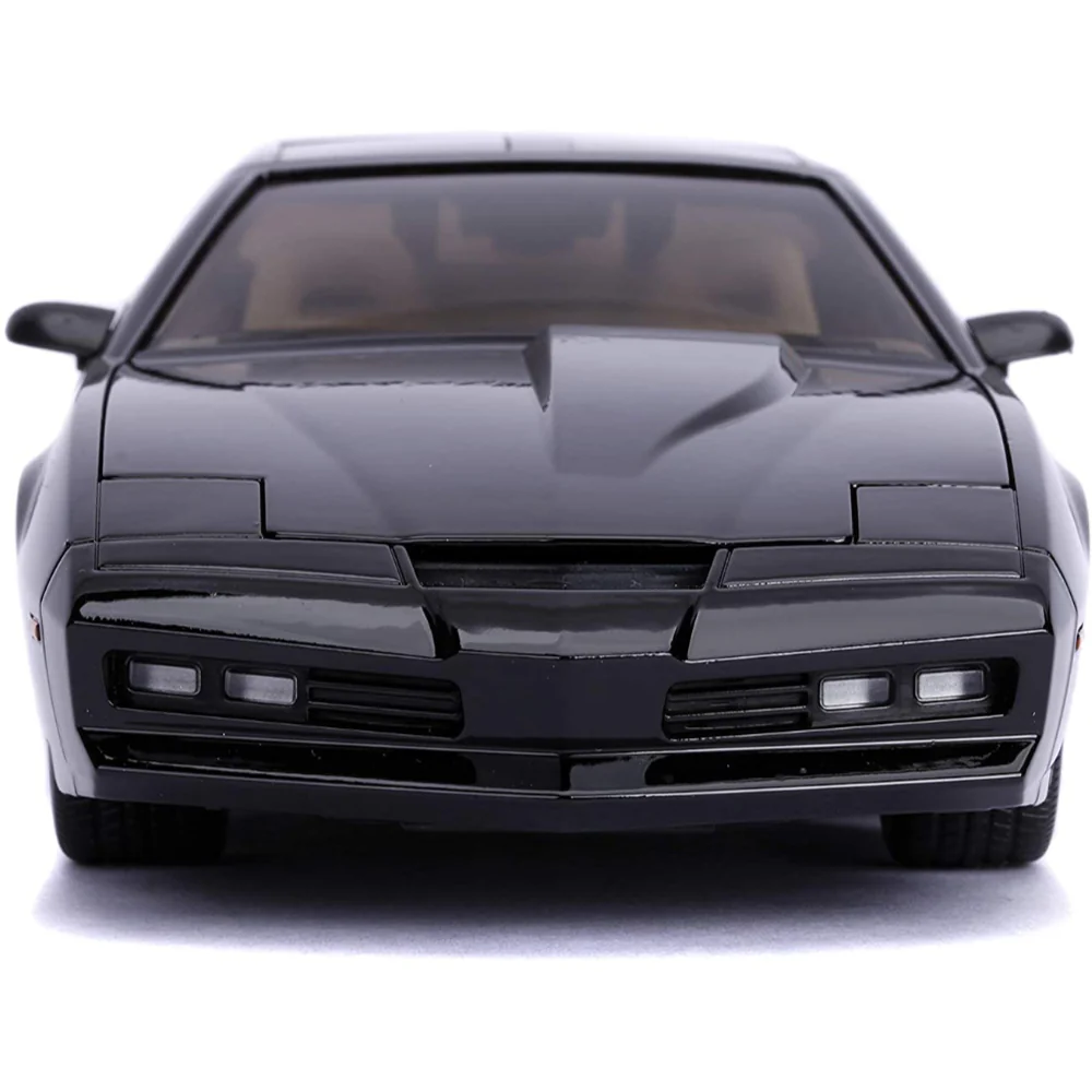Knight Rider K.I.T.T. 1982 Pontiac Firebird with Light Up Feature 1:24 Scale Diecast Model Black by Jada 30086 - Image 3