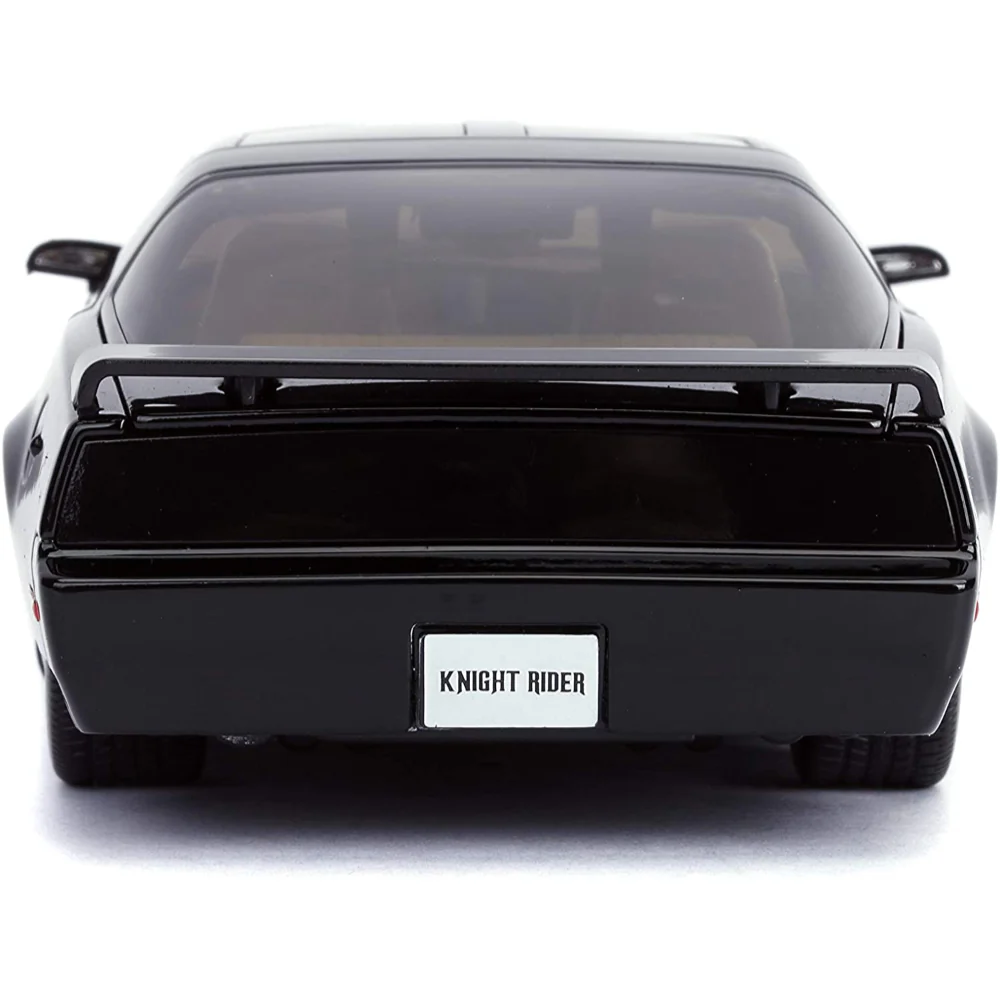 Knight Rider K.I.T.T. 1982 Pontiac Firebird with Light Up Feature 1:24 Scale Diecast Model Black by Jada 30086 - Image 4