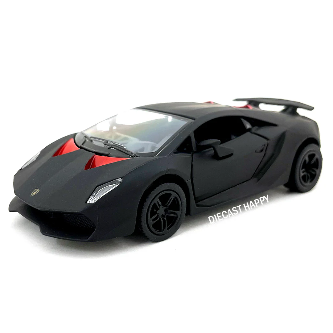 Lamborghini Sesto Elemento 1:38 Scale Diecast Model Black by Kinsmart