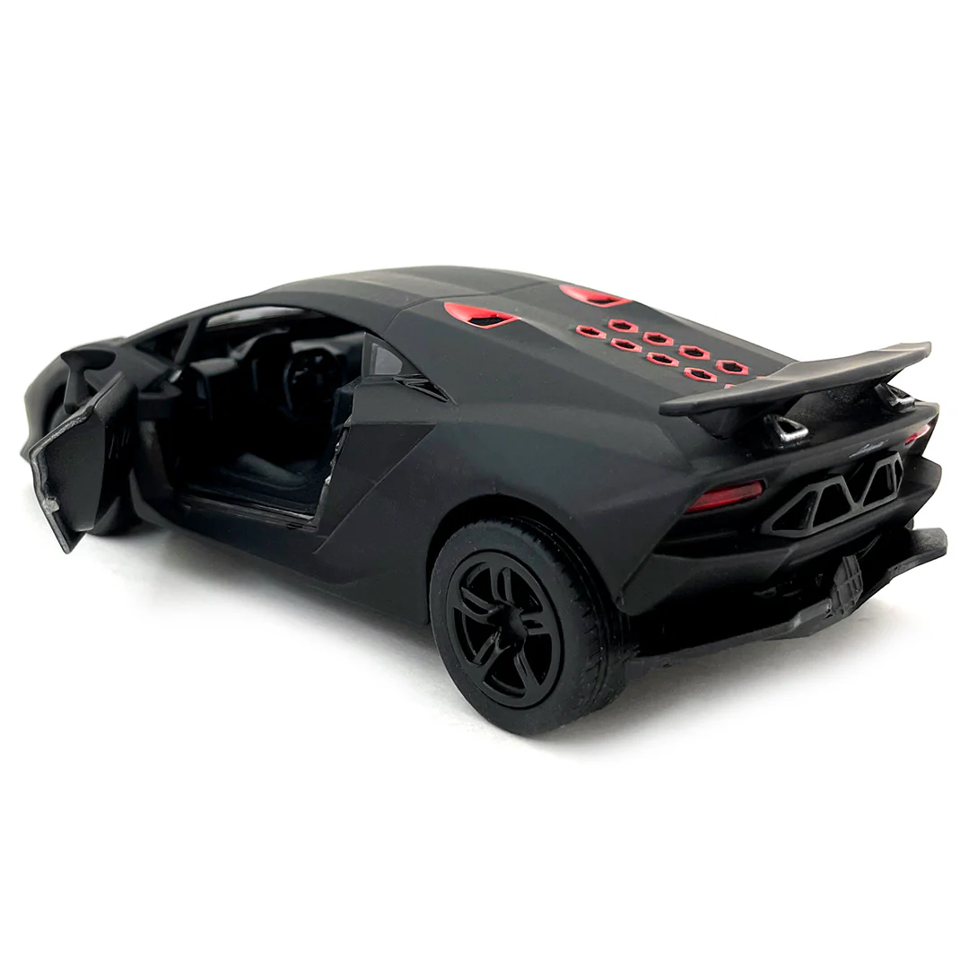 Lamborghini Sesto Elemento 1:38 Scale Diecast Model Black by Kinsmart - Image 2