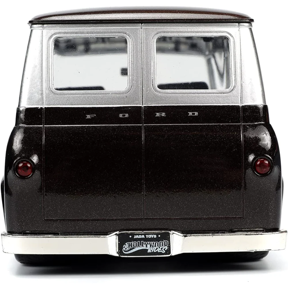 M&M's 1965 Ford Econoline 1:24 Scale Diecast Model Brown with Red Figure by Jada 32027 - Image 5