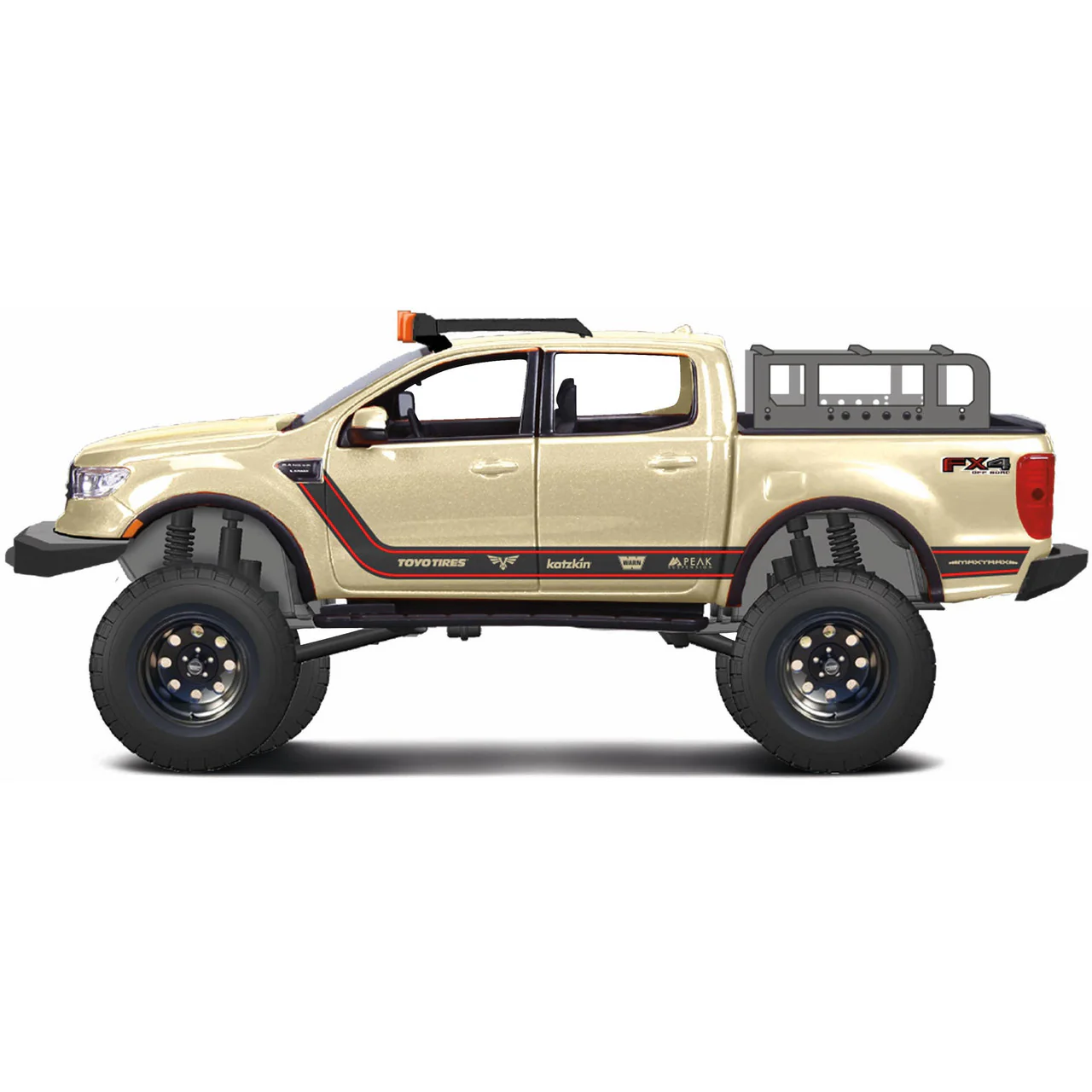 2019 Ford Ranger Lariat FX4 1:27 Scale Sand Tan by Maisto (No Window Box) - Image 2
