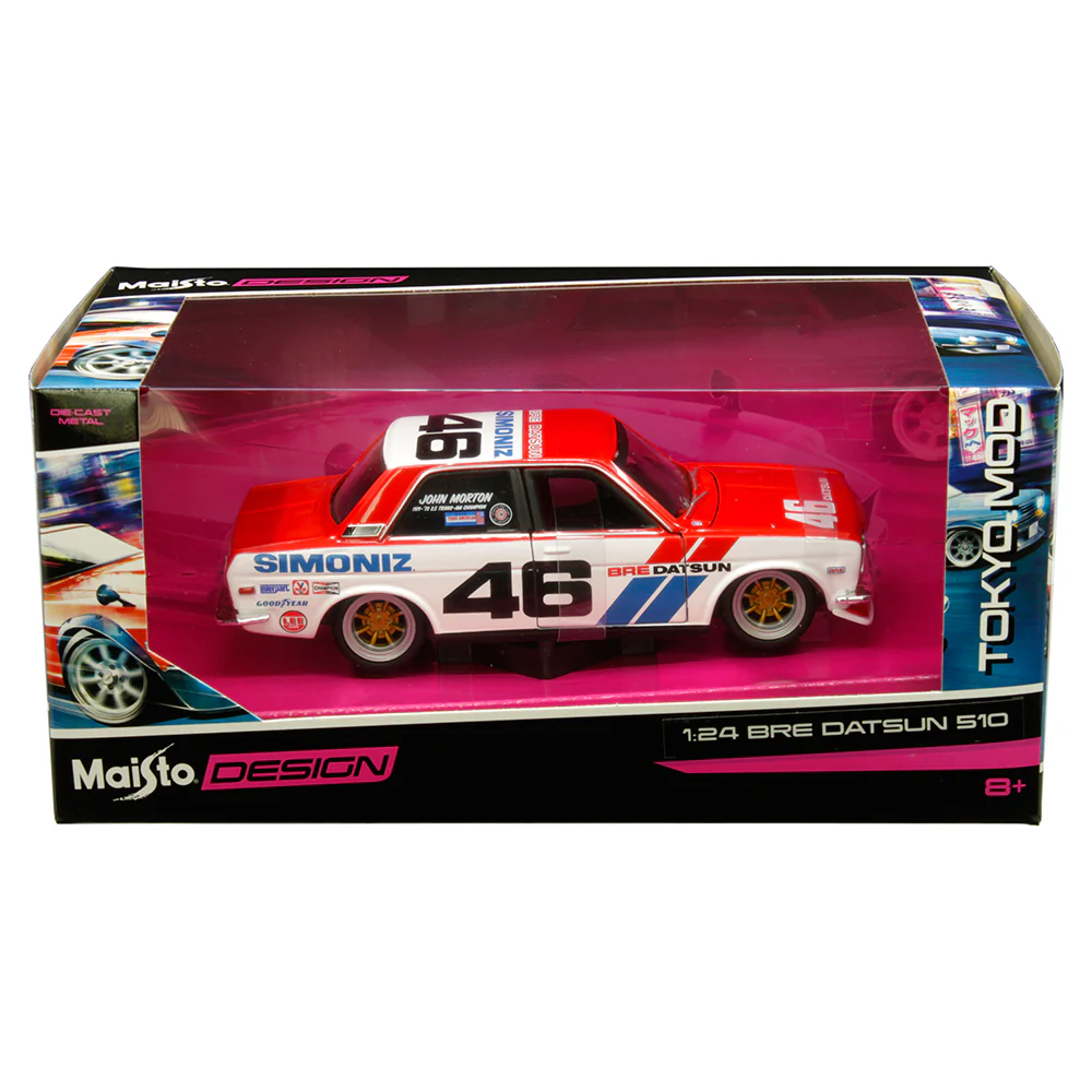 Maisto Design Tokyo Mod BRE Datsun 510 #46 1:24 Scale Diecast Model by Maisto 32532 - Image 4