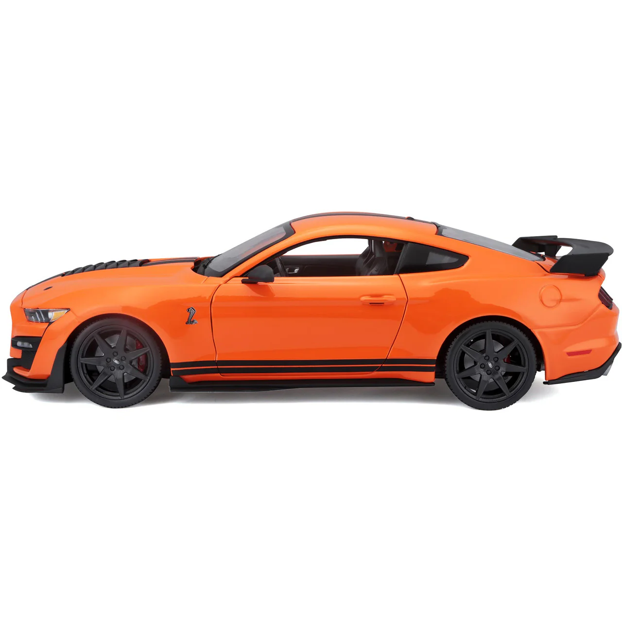 Maisto Special Edition 2020 Ford Mustang Shelby GT500 1:24 Scale Diecast Model Orange by Maisto 31532 - Image 4