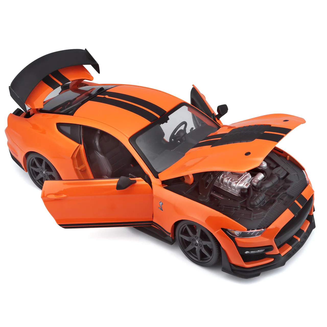 Maisto Special Edition 2020 Ford Mustang Shelby GT500 1:24 Scale Diecast Model Orange by Maisto 31532 - Image 5