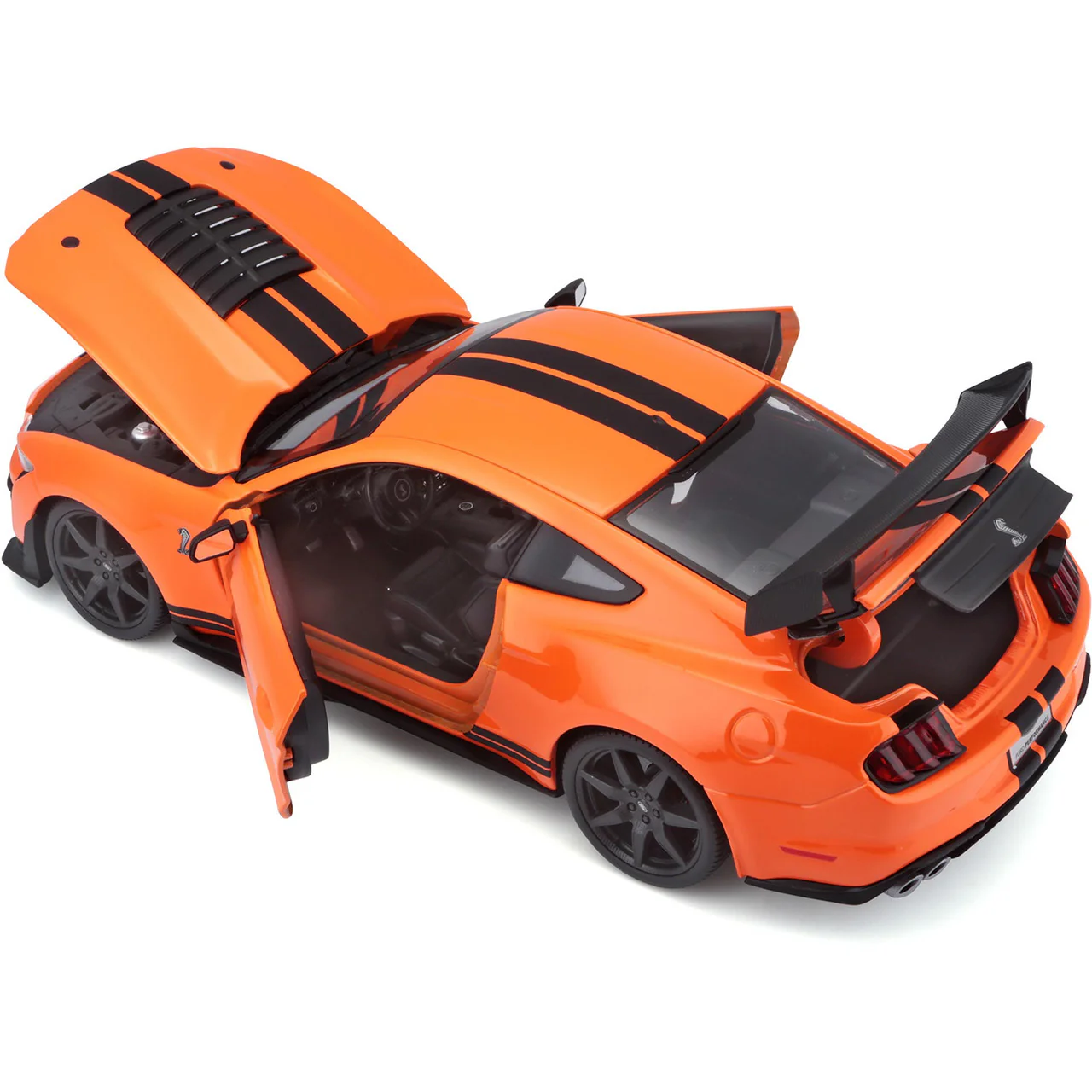Maisto Special Edition 2020 Ford Mustang Shelby GT500 1:24 Scale Diecast Model Orange by Maisto 31532 - Image 6