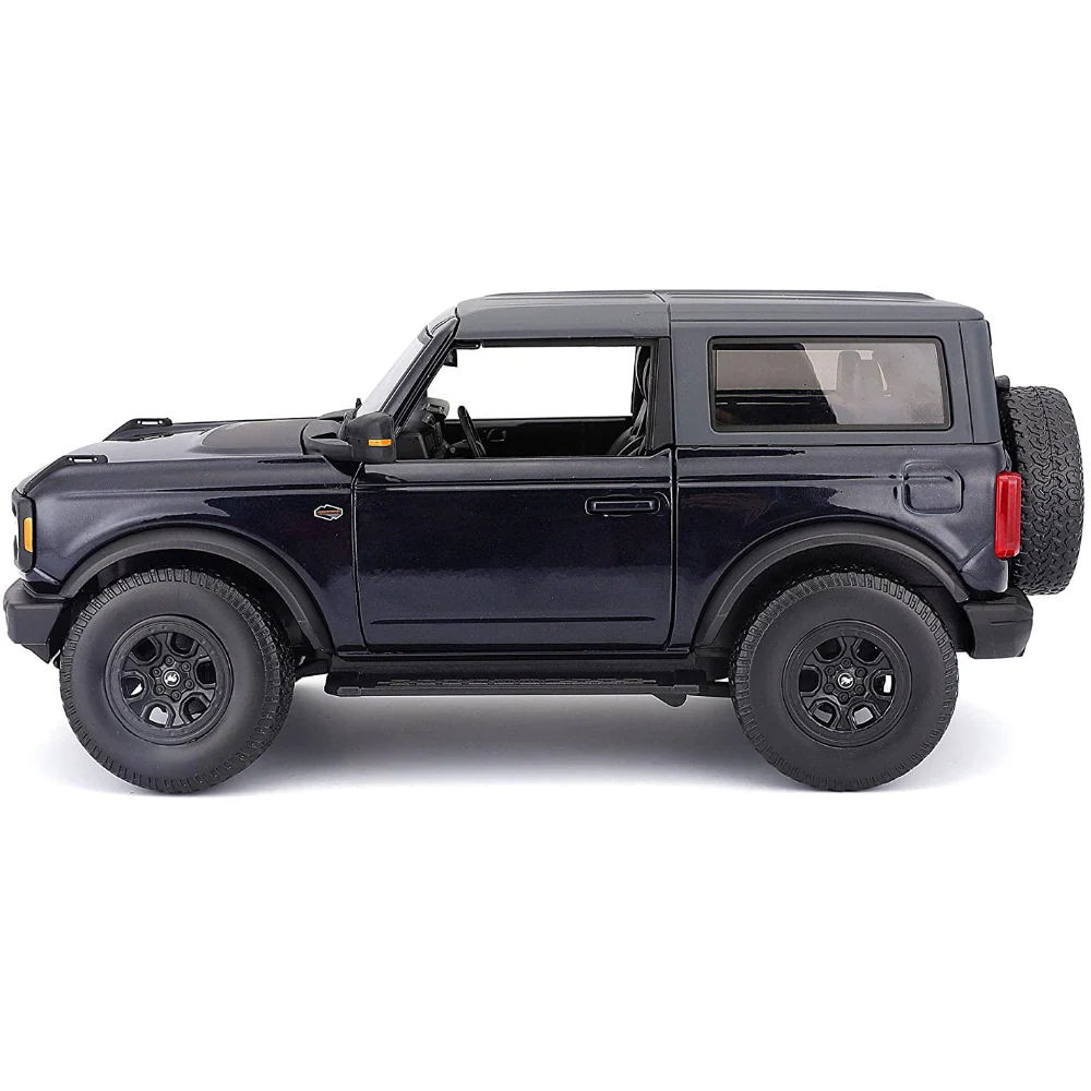 Maisto Special Edition 2021 Ford Bronco Wildtrak 1:18 Scale Diecast Model Dark Blue Metallic by Maisto 31456 - Image 5