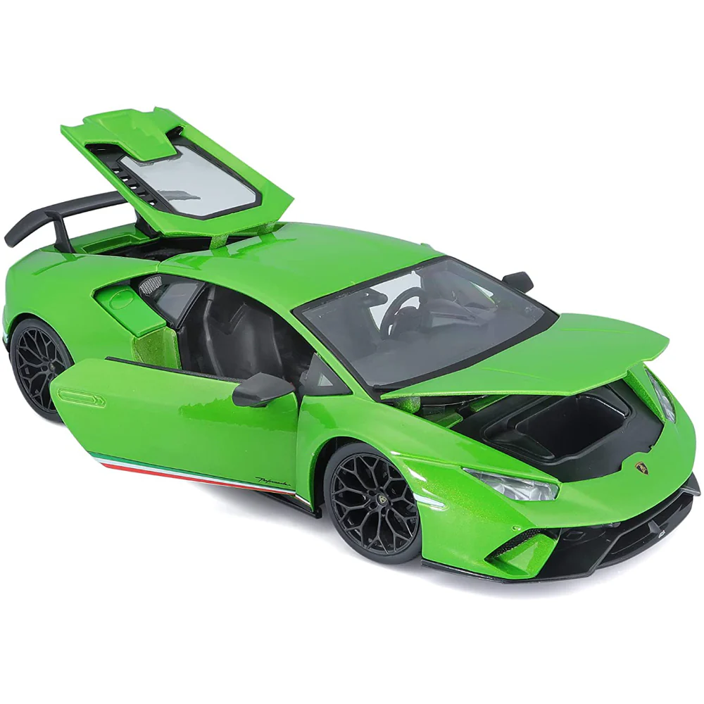 Maisto Special Edition 2019 Lamborghini Huracan Perfomante 1:18 Scale Diecast Model Green by Maisto 31391 - Image 4