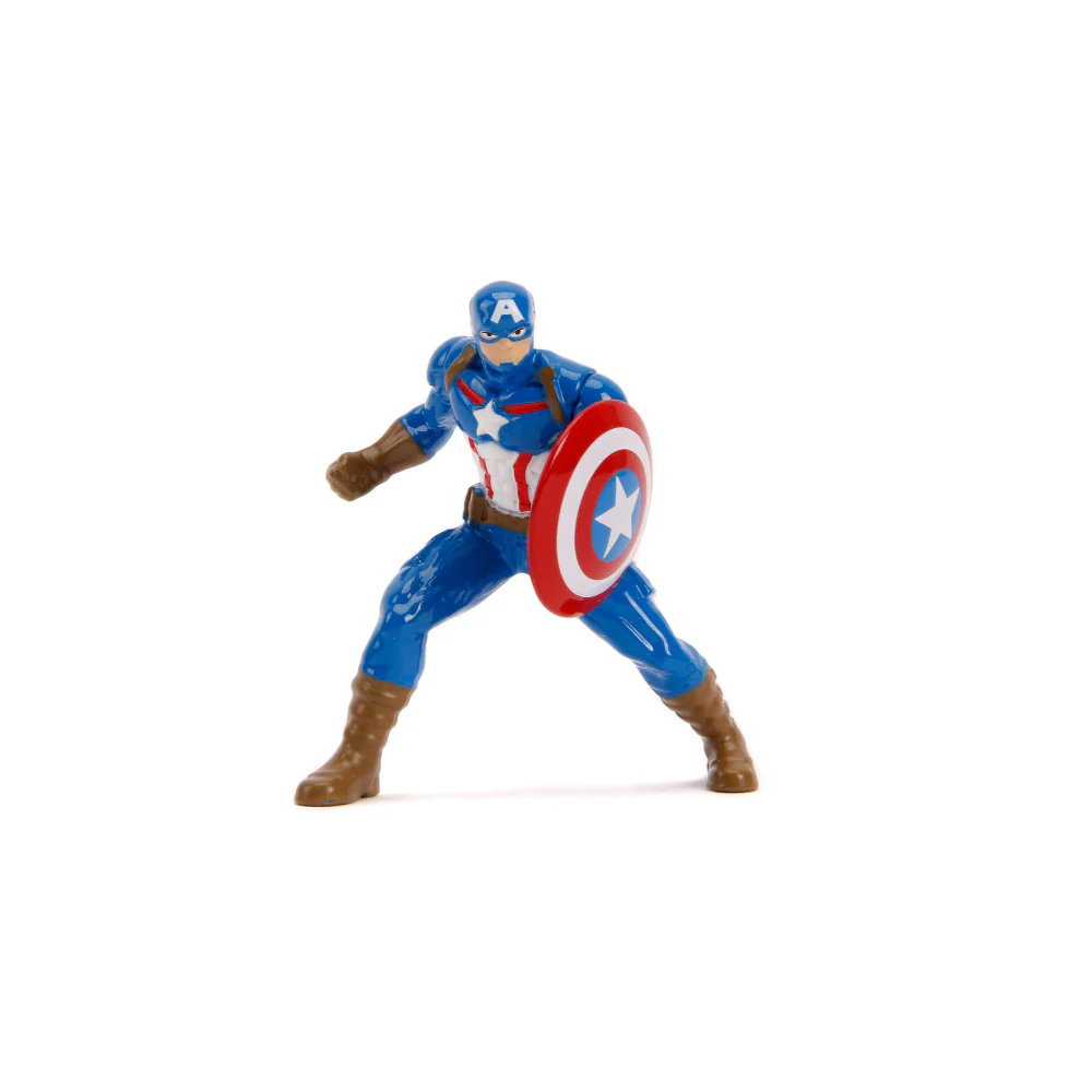 Marvel Avengers 2006 Ford Mustang GT 1:24 Scale Diecast Model with Captain America by Jada 31187 - Image 5