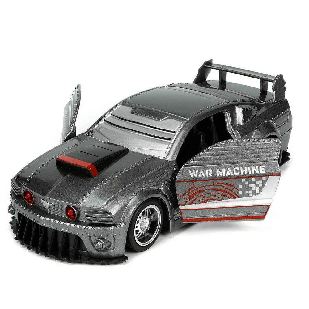 Marvel Avengers 2006 Ford Mustang GT 1:32 Scale Diecast Model with War Machine by Jada 33082 - Image 3