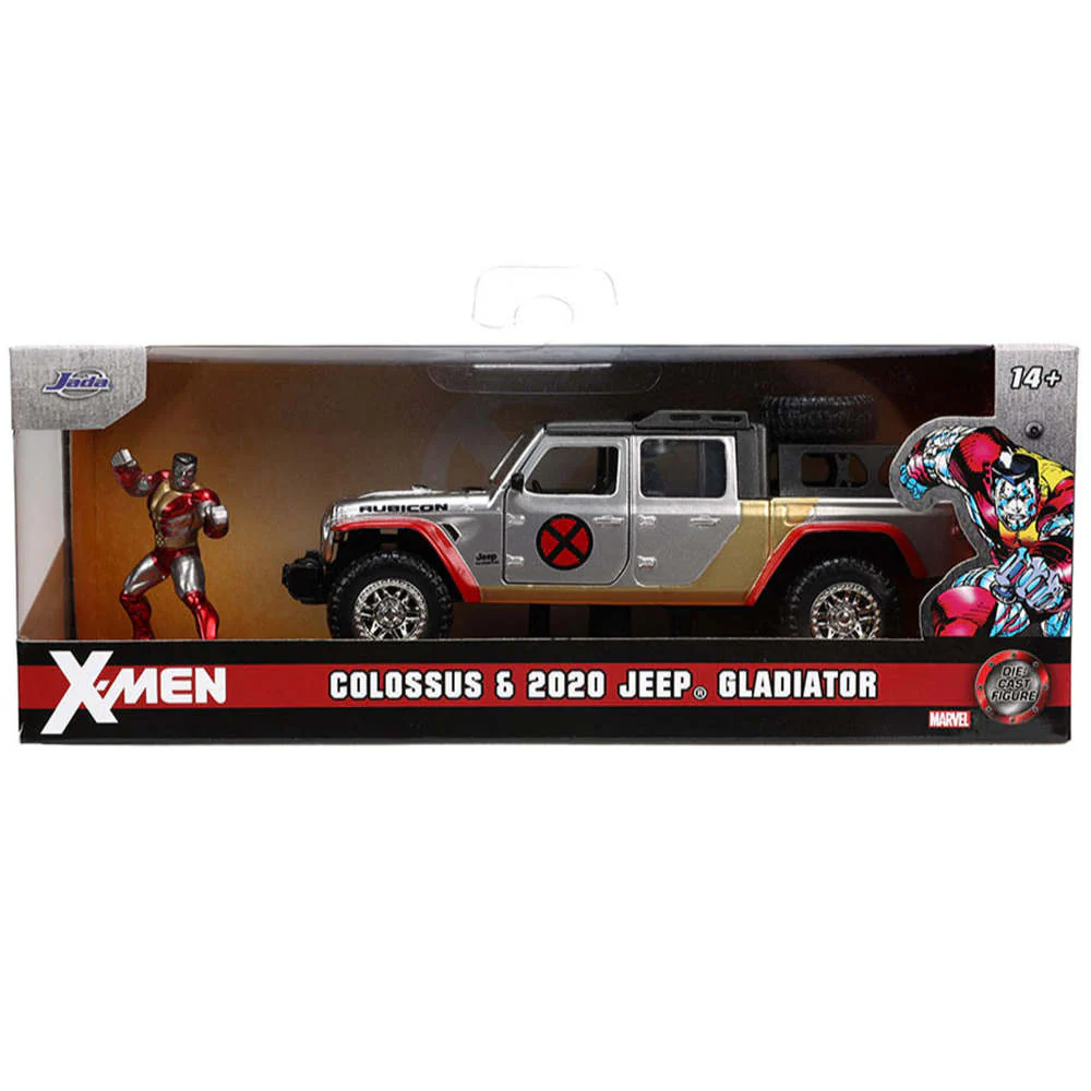 Marvel X-MEN 2020 Jeep Gladiator 1:32 Scale Diecast Model With Colossus Figure by Jada 33363 - Image 4