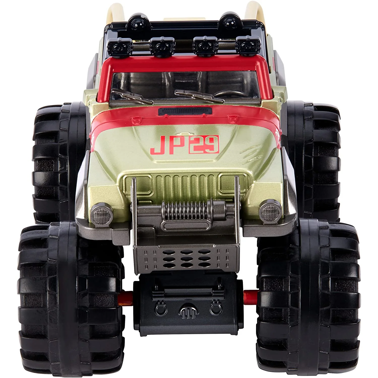 Jurassic Park/World 1993 Jeep Wrangler Off Road w/ Big Wheels 1:24 Scale Diecast by Matchbox - Image 4
