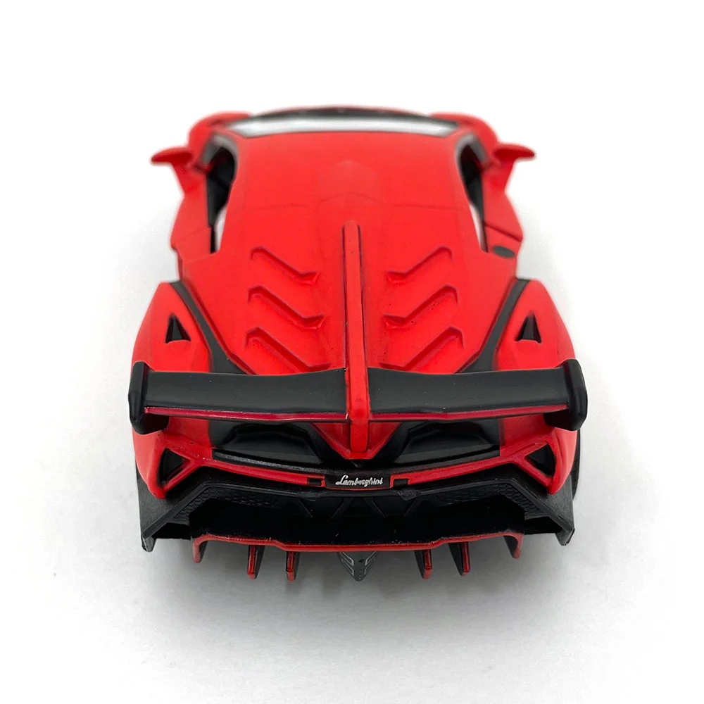 Matte Series 2014 Lamborghini Veneno 1:38 Scale Red by Kinsmart - Image 3