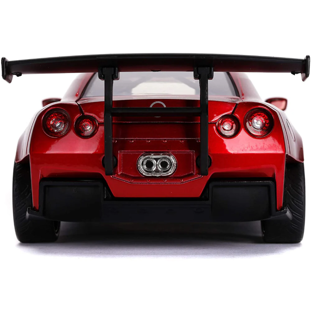 Power Rangers Nissan Skyline GT-R R35 1:24 Scale Diecast Model with Red Ranger by Jada 31908 - Image 3