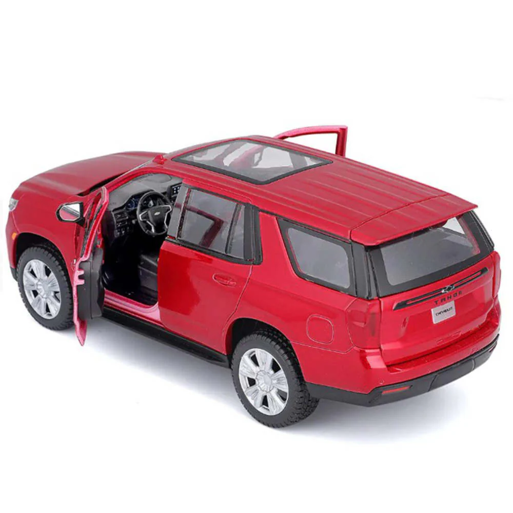 Special Edition 2021 Chevy Tahoe 1:26 Scale Diecast Model Red by Maisto 31533-RD - Image 2