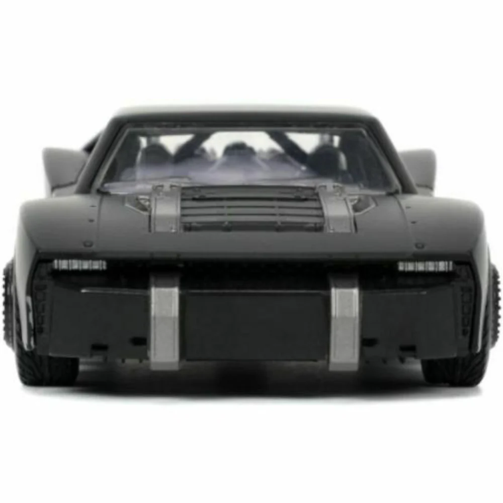 The Batman (2022) Movie Batmobile & Batman Figure 1:32 Scale Diecast Model Black by Jada 32042 - Image 4